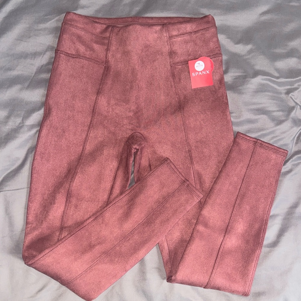NEW Spanx Faux Suede Leggings